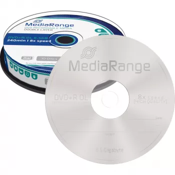 DVD+R DL MediaRange MR466 8,5 GB 10 unid.