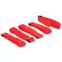 Fita de velcro DeLOCK 18705 vermelho 20 mm x 300 mm 5 unid.