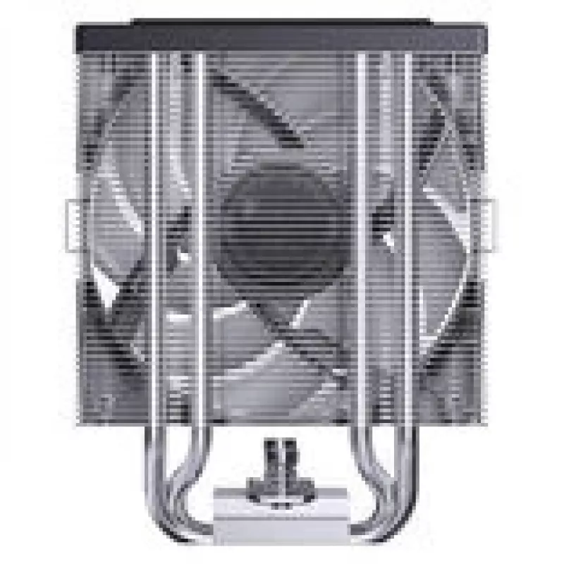Dissipador de CPU Jonsbo CR-1000MAX 120mm RGB preto — ventoinha de 120 mm, iluminação RGB, acabamento preto