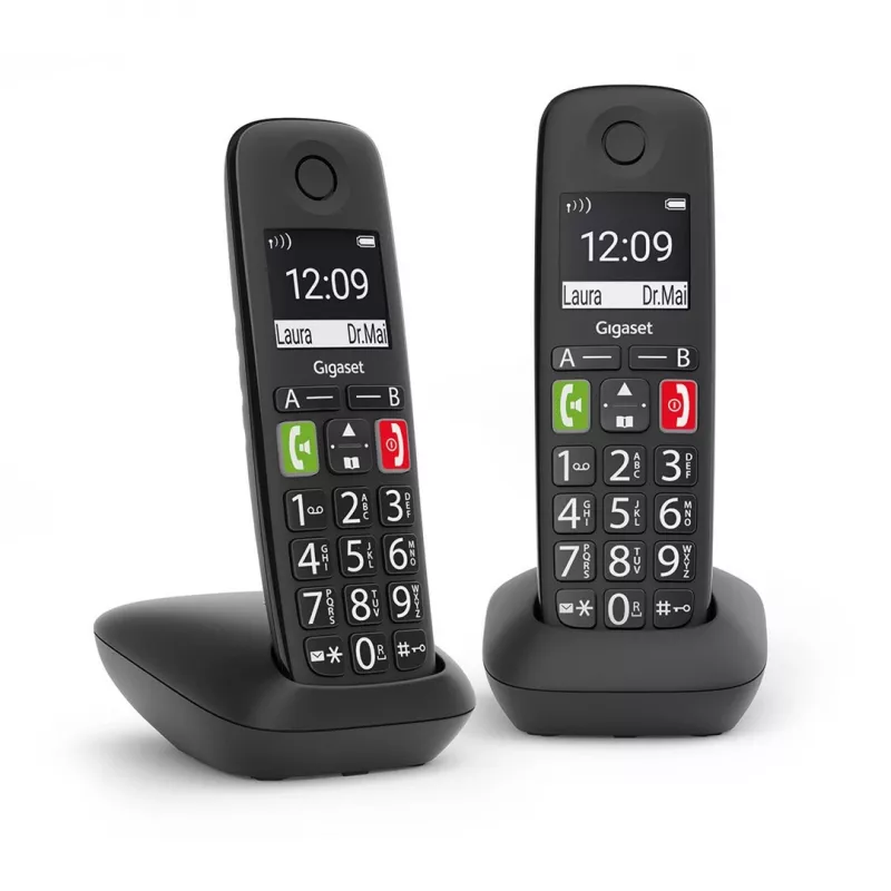 Telefone analógico sem fios Gigaset E290 Duo