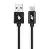Cabo USB - USB C 3 m fita preto