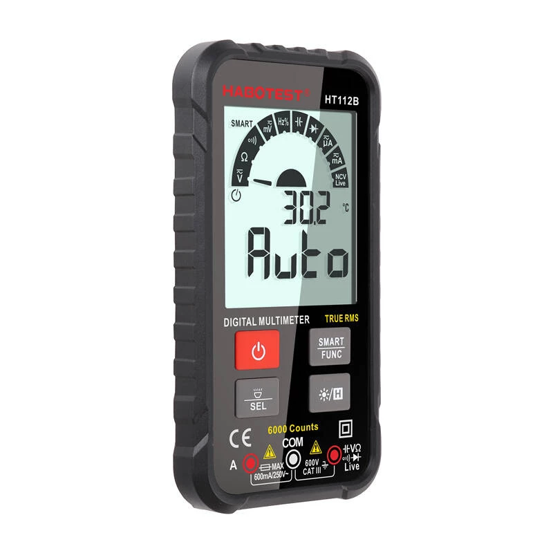 Multímetro digital universal True RMS Habotest HT112B
