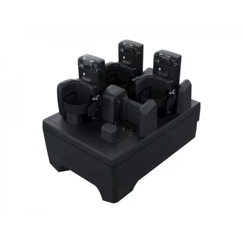 Carregador de bateria Zebra CRD-RS51-4SCHG-01 para leitor de códigos de barras, DC