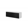 Conjunto de móveis de sala Cama ROCO 1 (4xRO1 + 2xRO4) branco/branco/preto
