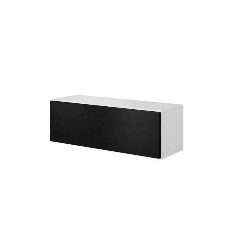 Conjunto de móveis de sala Cama ROCO 1 (4xRO1 + 2xRO4) branco/branco/preto