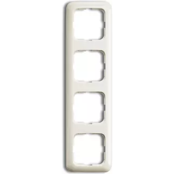Moldura BUSCH-JAEGER 4 módulos 2514-212 Duro 2000 SI branco 2514-212