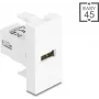Adaptador de cabo USB 2.0 Type-A para Type-A, DELOCK 90908, blindado, USB 2.0