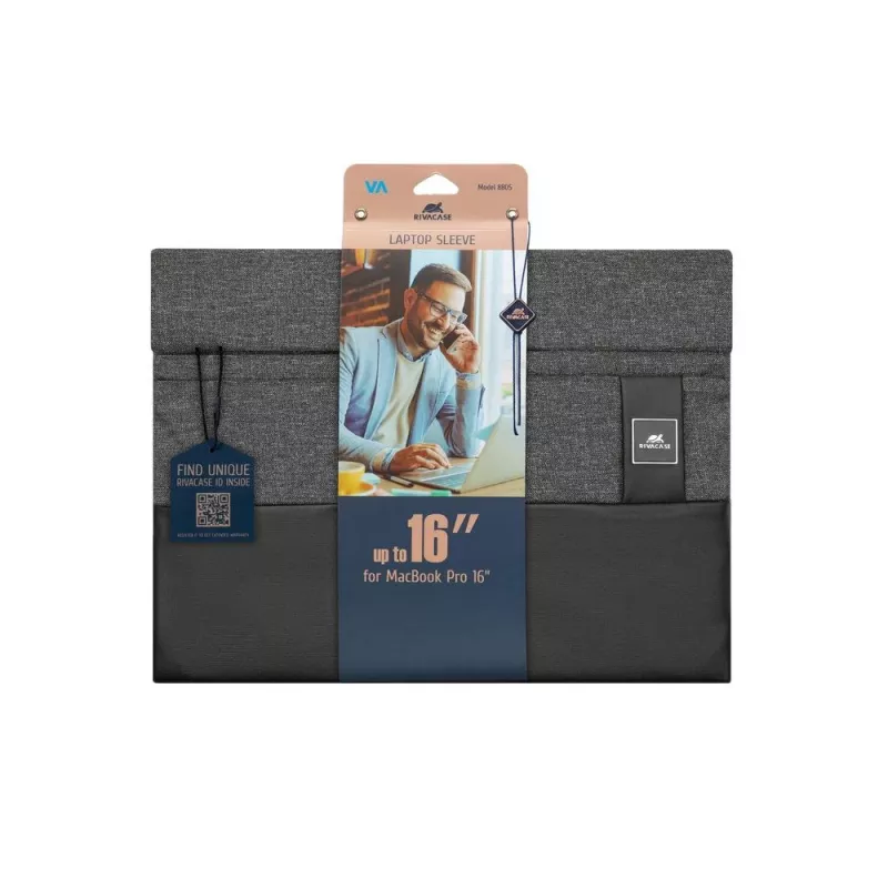 Capa Rivacase 8805 40,6 cm (16 polegadas) Preto
