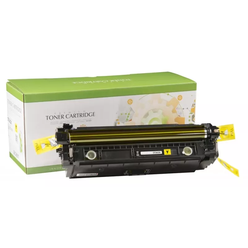 Compatível Static-Control Hewlett-Packard 508X CF362X/CRG040H amarelo, 9500 páginas