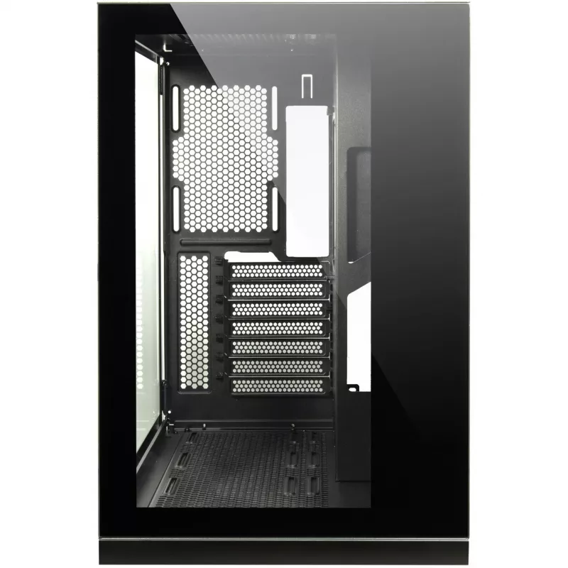 Caixa de computador C-703 Vision ATX Gaming, vidro temperado, preto