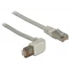 Cabo de rede DeLOCK 1 m Cat.5e RJ-45 S/FTP cinzento