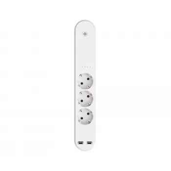 Régua de tomadas inteligente Denver SHP-310U 3 tomadas AC Type F 3680 W