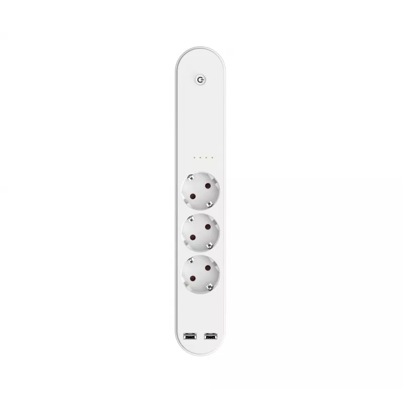 Régua de tomadas inteligente Denver SHP-310U 3 tomadas AC tipo F 3680 W