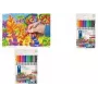 Marcadores Staedtler Noris Club ponta dupla pack de 10 – marcadores com duas pontas, várias cores
