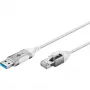 Cabo Ethernet Goobay USB-A 3.0 para RJ45 fino 1 m – liga router, modem ou (74377)