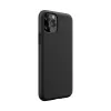 Capa de silicone Devia Nature Série para iPhone 12 Pro Max – preto, capa protetora soft-touch