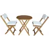 Conjunto de jardim Fieldmann FDZN 4003-T — 4 cadeiras e mesa, conjunto de exterior