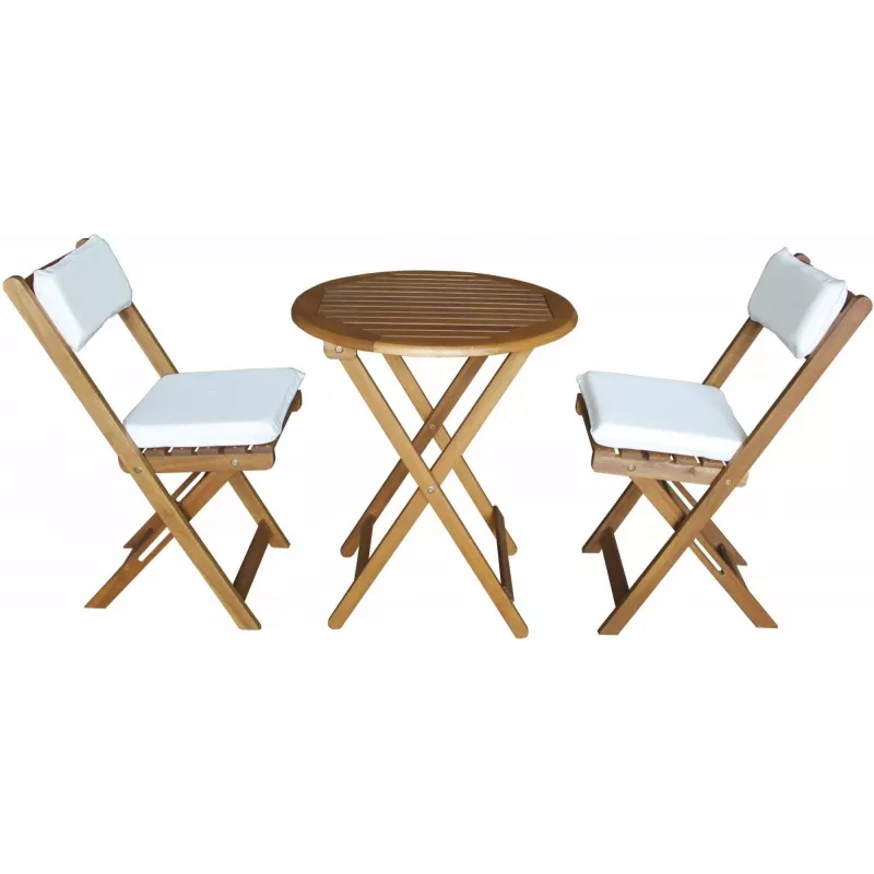 Conjunto de jardim Fieldmann FDZN 4003-T — 4 cadeiras e mesa, conjunto de exterior