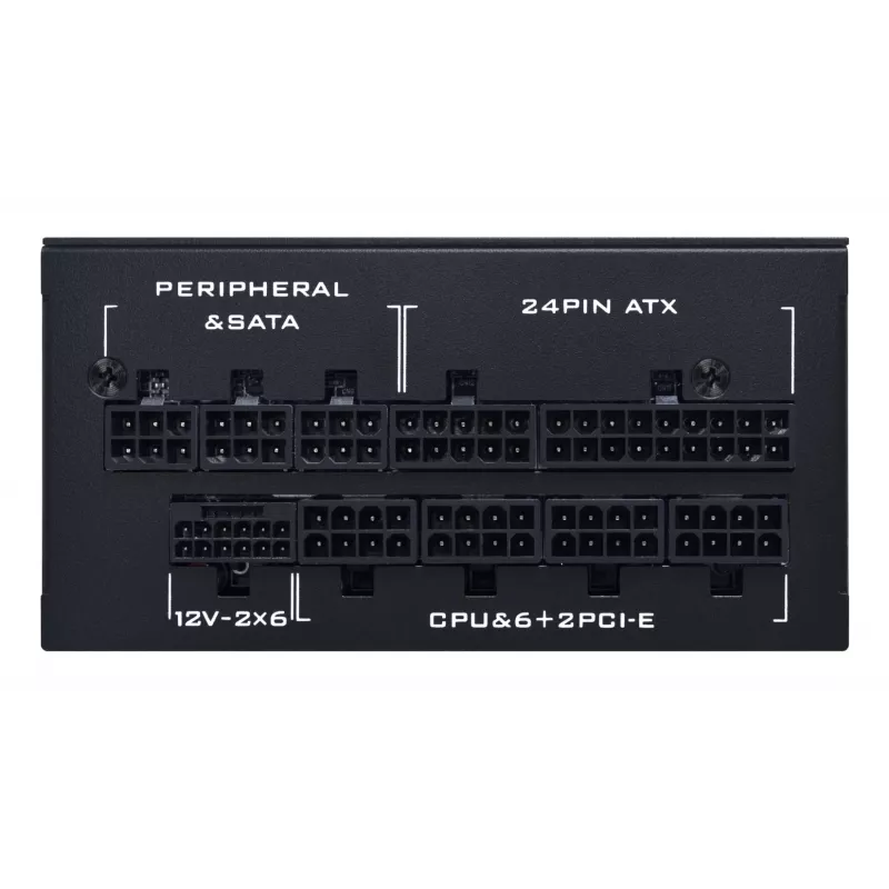 Fonte de alimentação Lian Li SP Series Platinum SFX 850W totalmente modular PCIe 5.1 ATX 3.1 (G9P.SP0850P.B000.EU)