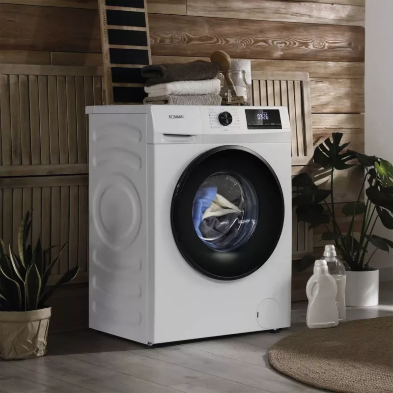 Máquina de lavar roupa de carga frontal BOMANN WA7175 — 7 kg, 1400 rpm, classe energética A, branco
