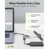 Hub USB Goobay Slim 4 portas, USB-C™ para USB-C™/USB-A, USB 3.2 (74459)