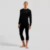 T-shirt Odlo BL TOP decote redondo manga comprida ACTIVE WARM ECO homem, tamanho M, preto