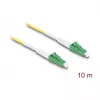 Cabo de fibra ótica InfiniBand DeLOCK 10 m LC LC/APC amarelo