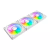 Ventoinha para caixa Darkflash Gauss G24 3-in-1 branco 120 mm — conjunto de 3, 120 mm