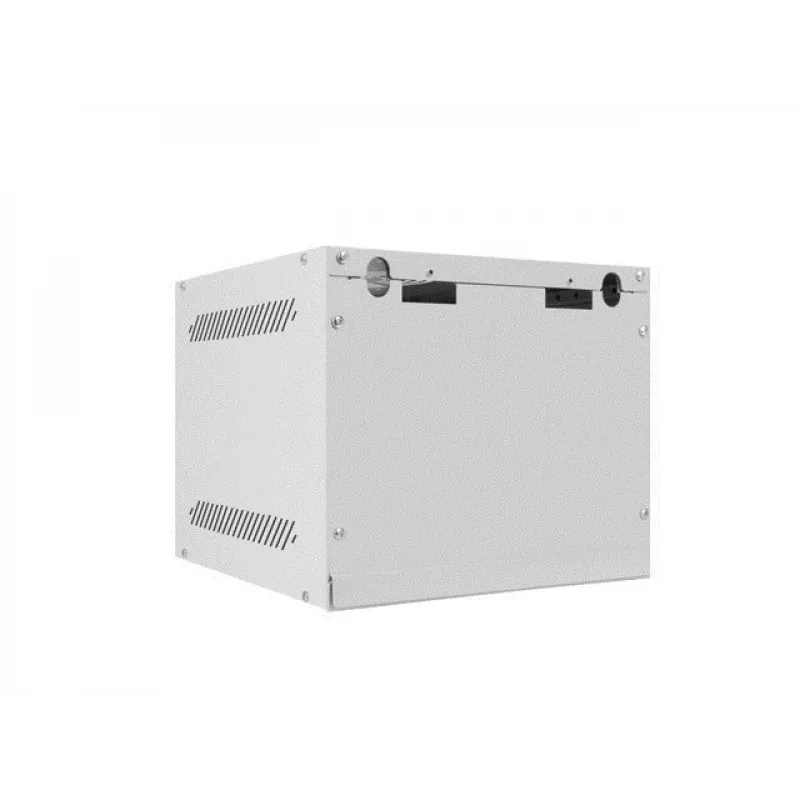 Lanberg WF10-2304-00S armário rack de parede de 10 polegadas 4U, 280×310×247 mm, porta metálica, carga 20 kg, IP20, flat pack, cinzento