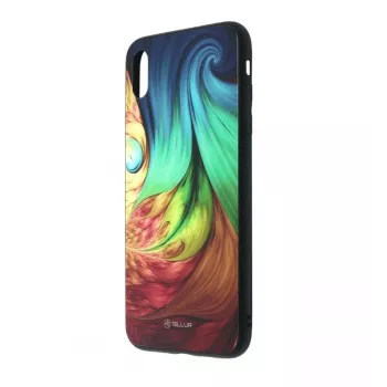 Película de vidro Tellur Cover Glass print para iPhone XS Max — vidro temperado impresso