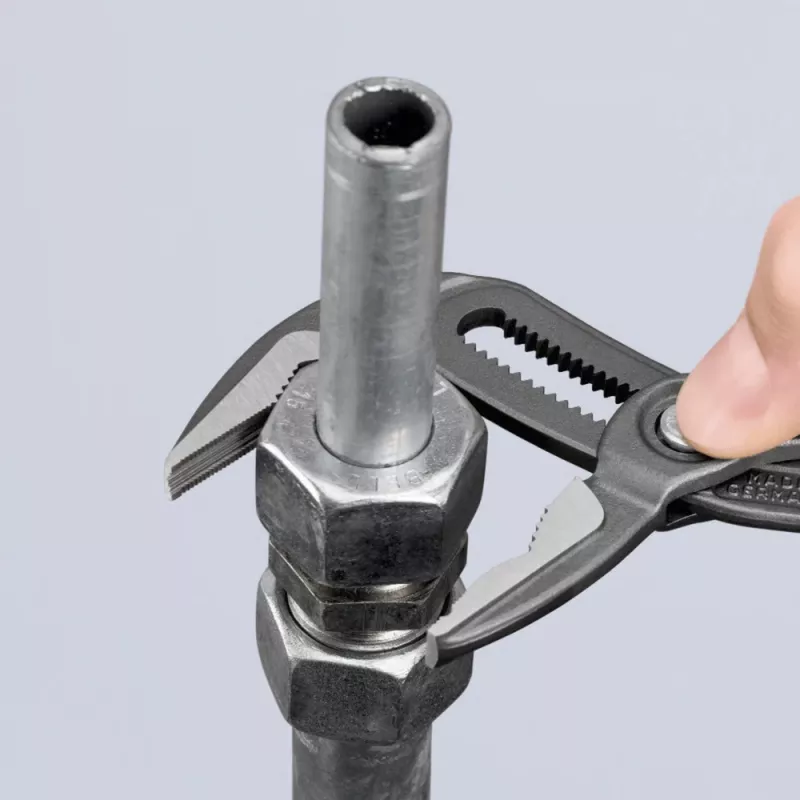 Alicate de bomba de água Knipex Cobra ES 87 51 180 SB – mandíbulas ajustáveis 0–45 mm