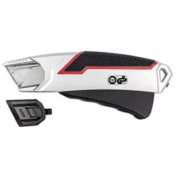 X-ato Wedo 78 837 preto vermelho prateado lâmina retrátil 60 mm largura 166 mm comprimento