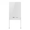 Quadro branco Ergo Office ER-305 — quadro branco magnético autónomo sobre rodas, aço, branco