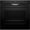Bosch HEG578BB4 + NIF645CB5E Conjunto de eletrodomésticos de cozinha placa de indução elétrica