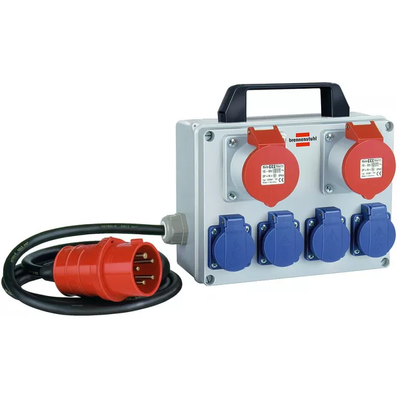 Unidade de distribuição de energia Brennenstuhl BKV 2/4 T IP44