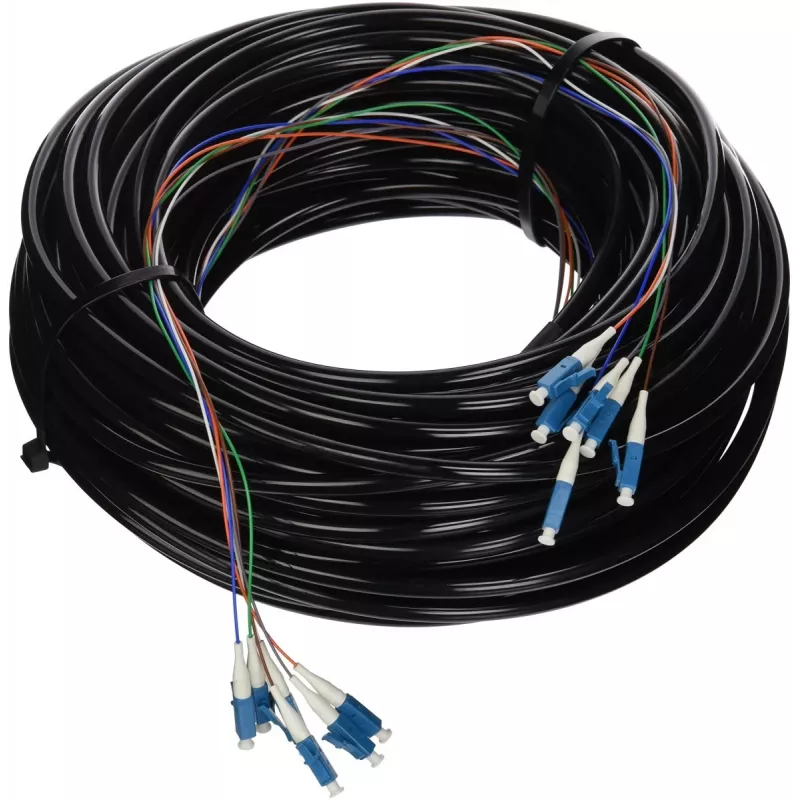Cabo de fibra ótica LC monomodo Ubiquiti InfiniBand/cabo de fibra ótica 60,96 m preto