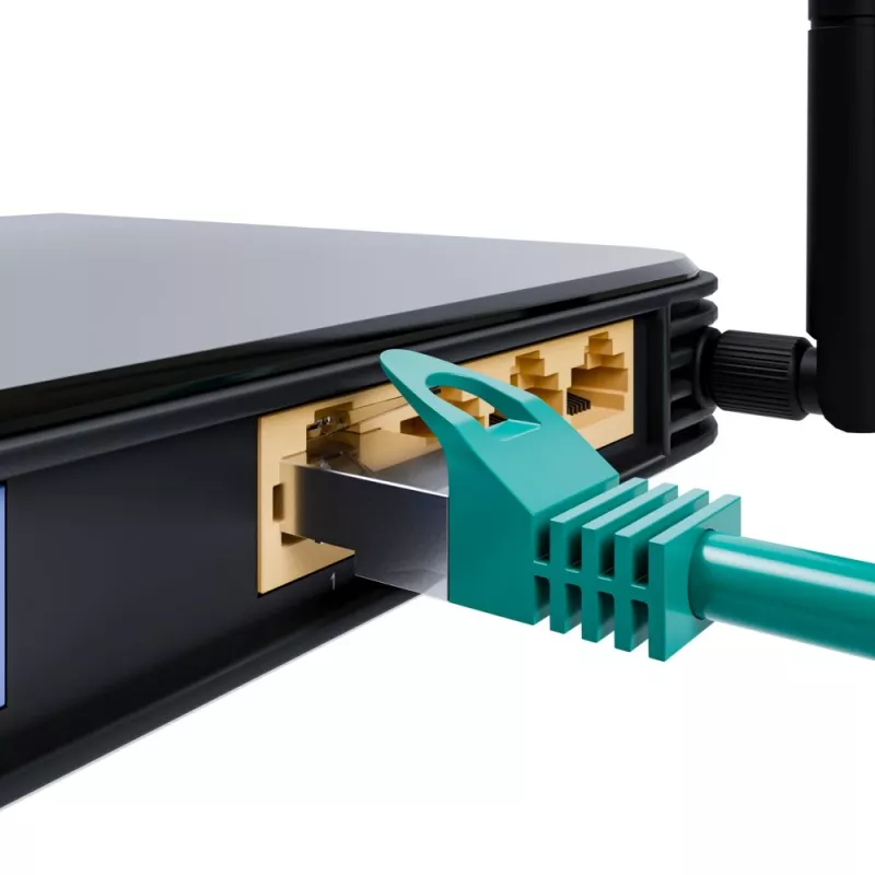 Cabo de rede Extralink LAN cabo de patch Cat.6 RJ-45 Cat6 3 m verde