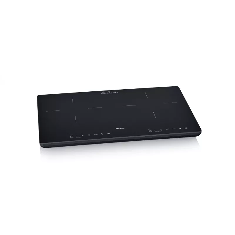 Placa de indução Severin DK 1033, 2 zonas, controlo tátil