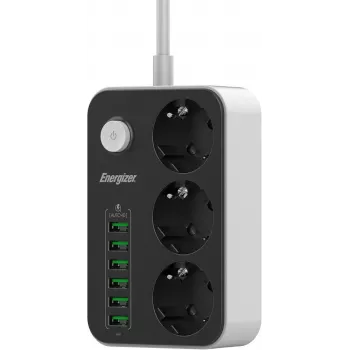Powerbank portátil Energizer EPB2500W00EU 2500mAh design compacto, saída USB