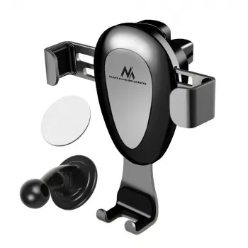 Suporte para telemóvel para automóvel Maclean, universal, para grelha de ventilação, Gravity, distância central máx. 90 mm, MC-324