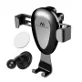 Suporte para telemóvel para automóvel Maclean, universal, para grelha de ventilação, Gravity, distância central máx. 90 mm, MC-324