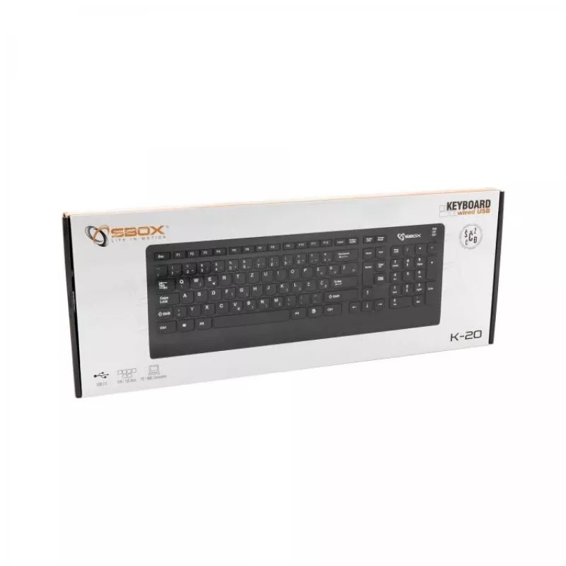 Sbox teclado com fio USB K-20