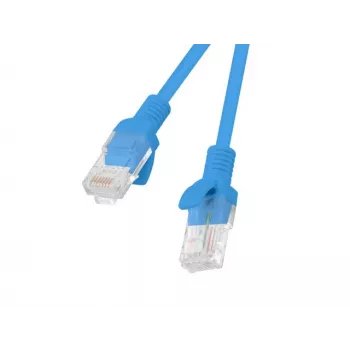 Cabo de rede LANBERG PCU5-20CC-0100-B Cat5e RJ-45 para RJ-45 1 m azul U/UTP