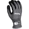 Luvas de trabalho P-84729, tam. L (9), resistência ao corte F/7 (preto/cinzento, 1 par)