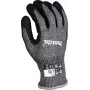 Luvas de trabalho P-84729, tam. L (9), resistência ao corte F/7 (preto/cinzento, 1 par)