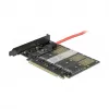 Placa DeLOCK PCI Express x16 para 5 x M.2 Key B / SATA internos