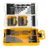 Conjunto DeWalt com 100 parafusos Pozidriv – conjunto de fixação, tamanhos sortidos para aplicações em madeira e metal