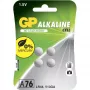 Pilha botão alcalina GP 76A/LR44/V13GA 1,5V pack de 4 blister