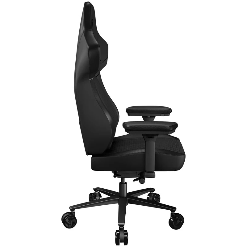 Cadeira gaming universal ThunderX3 CORE Racer assento acolchoado preta