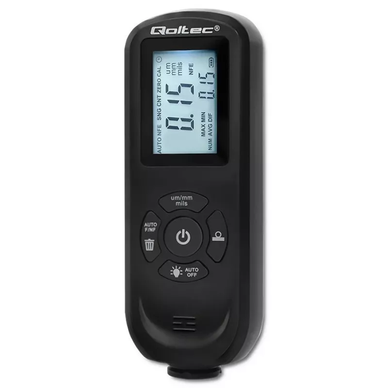 Medidor de espessura de camadas QOLTEC 50646 LCD 0–2000 µm